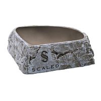 Поилка угловая из искусственного камня Scaled Stone Age Drinking Bowl 28 см Поилка угловая из искусственного камня Scaled Stone Age Drinking Bowl 28 см