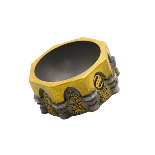 Поилка круглая из искусственного камня  Scaled Pensieve Drinking Bowl (Омут памяти) 12 см фото 2