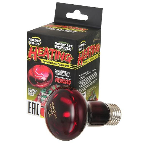 Лампа инфракрасная (Nomoy Pet Infrared heating lamp) 220В E27 50Вт