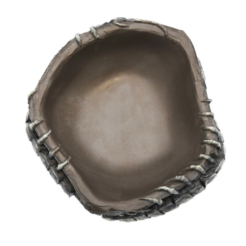 Поилка круглая из искусственного камня Scaled Scolopendra Drinking Bowl 14 см фото 2