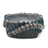 Поилка круглая из искусственного камня Scaled Scolopendra Drinking Bowl 26 см (Синяя ) Поилка круглая из искусственного камня Scaled Scolopendra Drinking Bowl 26 см (Синяя )
