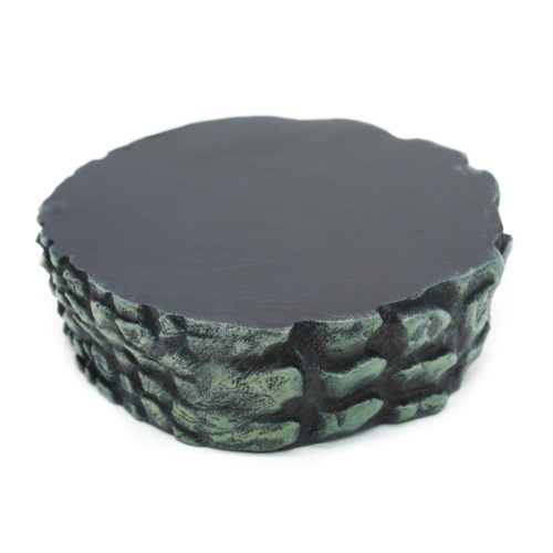 Поилка круглая из искусственного камня Scaled Crocodile Neck Drinking Bowl 14 см фото 6