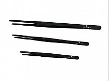 Пинцет прорезиненный "Scaled" 20см "black" Пинцет прорезиненный "Scaled" 20см "black"