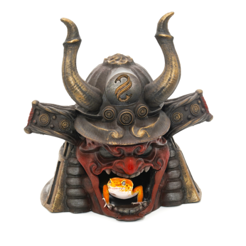Укрытие из искусственного камня Scaled Shogun Kabuto Shelter 19 см (Красное)