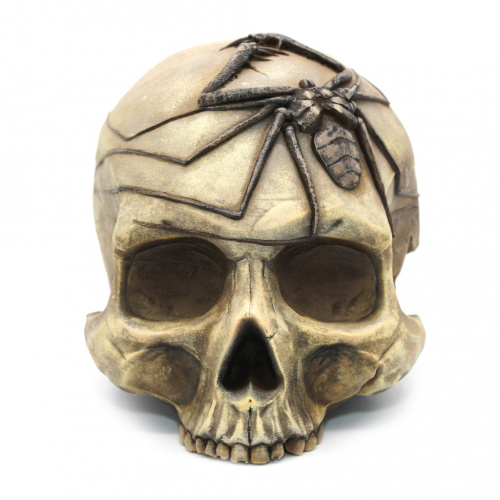 Укрытие из искусственного камня Scaled Skull Shelter 12 см фото 2