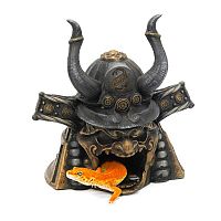 Укрытие из искусственного камня Scaled Shogun Kabuto Shelter 19 см (Золотое)