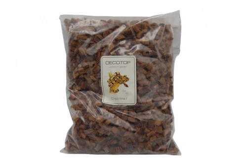 DECOTOP Coco Coir L - Готовый кокосовый субстрат, 10-20 мм, 1000 г/9 л