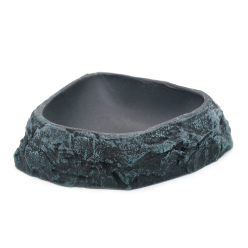 Поилка угловая из искусственного камня Scaled Stone Age Drinking Bowl 11 см фото 4