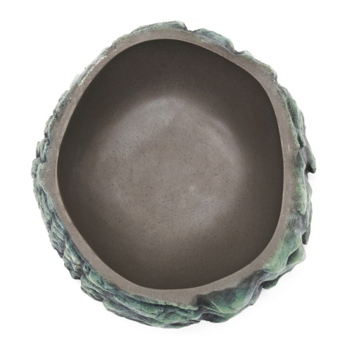 Поилка круглая из искусственного камня Scaled Crocodile Neck Drinking Bowl 14 см фото 5