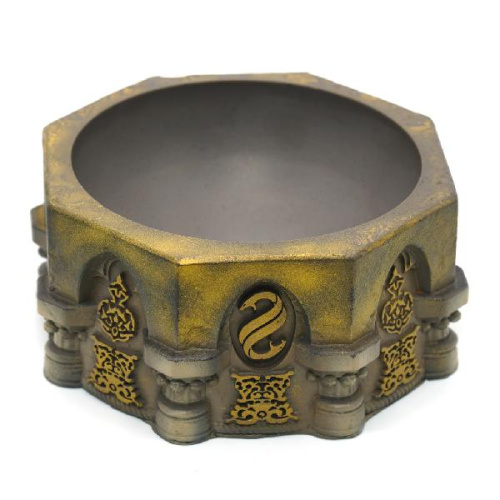 Поилка круглая из искусственного камня  Scaled Pensieve Drinking Bowl (Омут памяти) 12 см