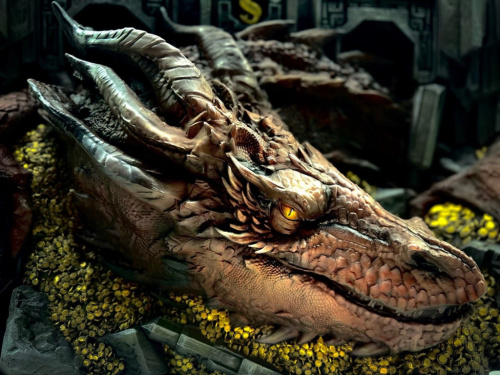 Фон из искусственного камня Scaled Smaug Background 90*45 см фото 2