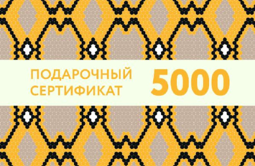 Подарочный сертификат на 5 000 рублей